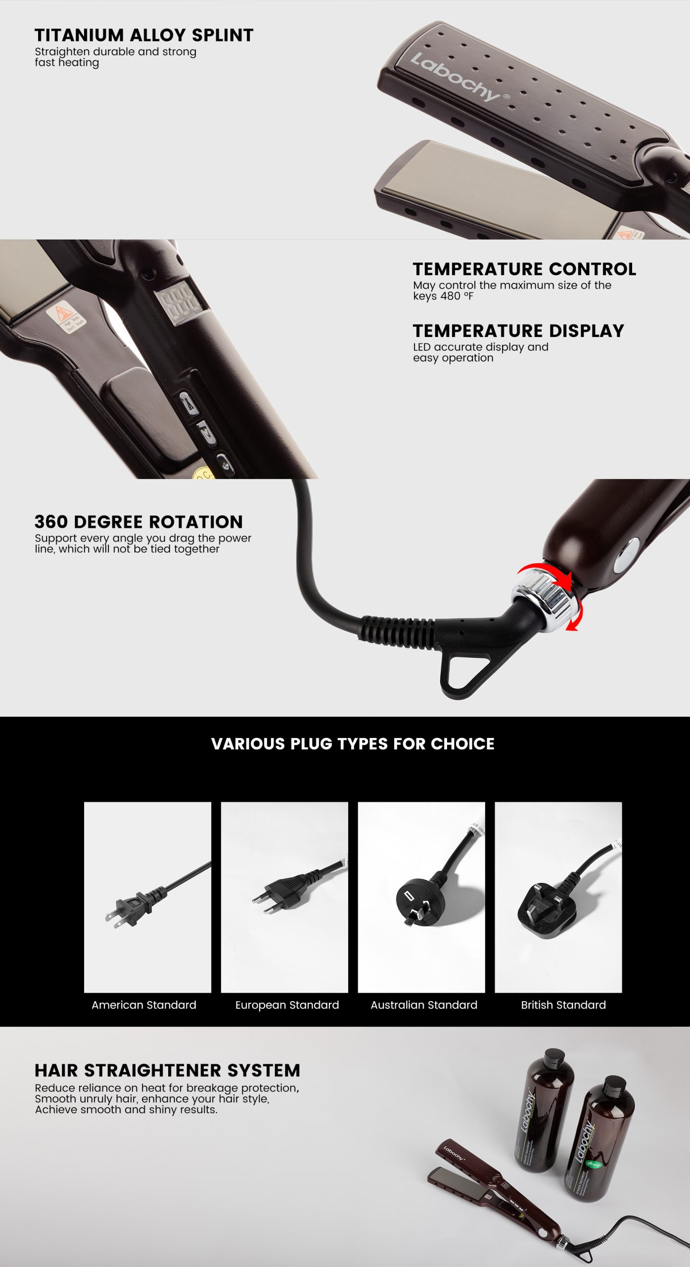 more details about hair straightener 